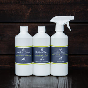 Lemon Aid bundle offer shampoo, wash and grooming spray